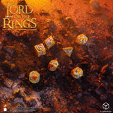 Der Herr der Ringe Full Art 7er-Würfelset Ringträger (Whitefire Radiance)
