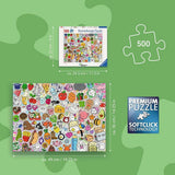 Kawaii Puzzle Niedliches Kawaii Chaos (500 Teile)