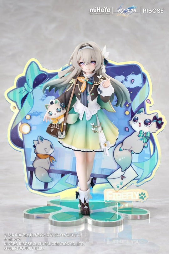 Honkai: Star Rail Rise Up+ Chibi Cat Series Minifigur Firefly Ver. 18 cm