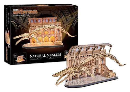 Revell Tiny Adventures Natural Museum 3D-Holzpuzzle Blue Whale 61 cm
