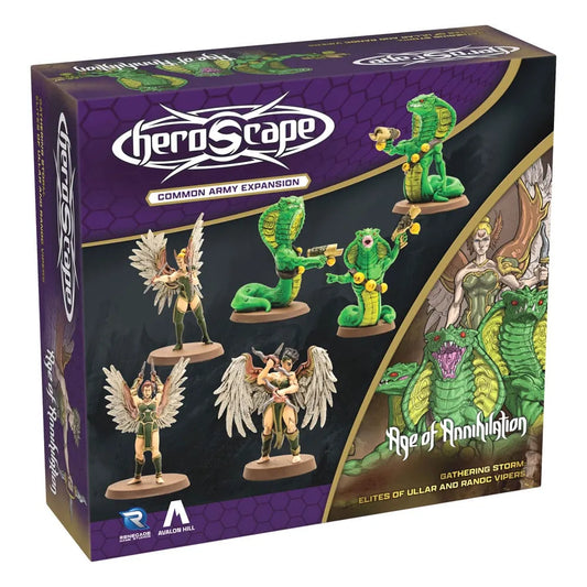Heroscape Armeeerweiterung Age of Annihilation Elites of Ullar & Ranoc Vipers (Common) *Englische Version*
