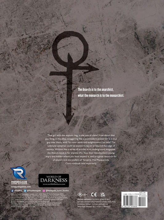 Vampire: The Masquerade 5th Edition RPG Buch Alma Maters Sourcebook *Englische Version*