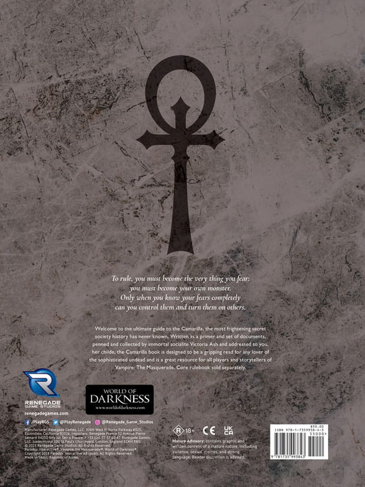 Vampire: The Masquerade 5th Edition RPG Buch Camarilla Sourcebook *Englische Version*