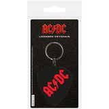 AC/DC PVC Schlüsselanhänger Plectrum
