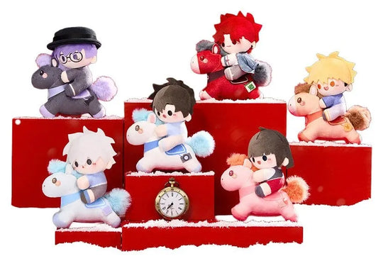 Link Click Mini Plüschfiguren Ride on Dreams Blind Box 13 cm Display (6)