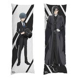 Black Butler Dakimakura Kissenbezug Sebastian & Ciel 150 x 50 cm