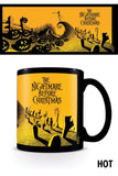 Nightmare before Christmas Tasse mit Thermoeffekt Graveyard Scene