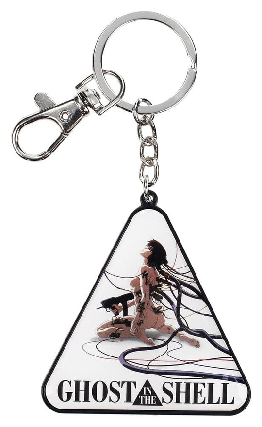 Ghost in the Shell Metall-Schlüsselanhänger Ruhende Motoko 14 cm