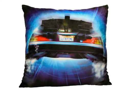 Zurück in die Zukunft Kissen DeLorean Roads 45 cm