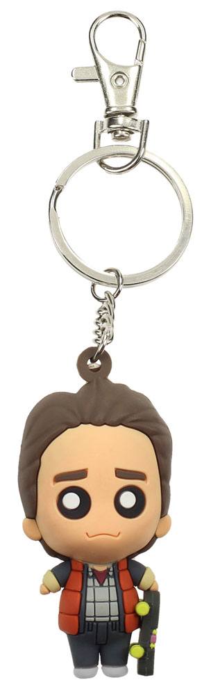 Zurück in die Zukunft Pokis Gummi-Schlüsselanhänger Marty McFly 6 cm