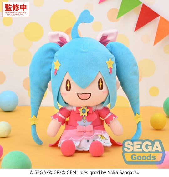 Hatsune Miku: Colorful Stage! Fuwa Petit Plüschfigur Wonderland SEKAI Hatsune Miku Brand New World 22 cm