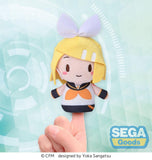 Kagamine Rin & Len Fuwa Petit Plüschfigur Kagamine Rin Finger Mascot 10 cm