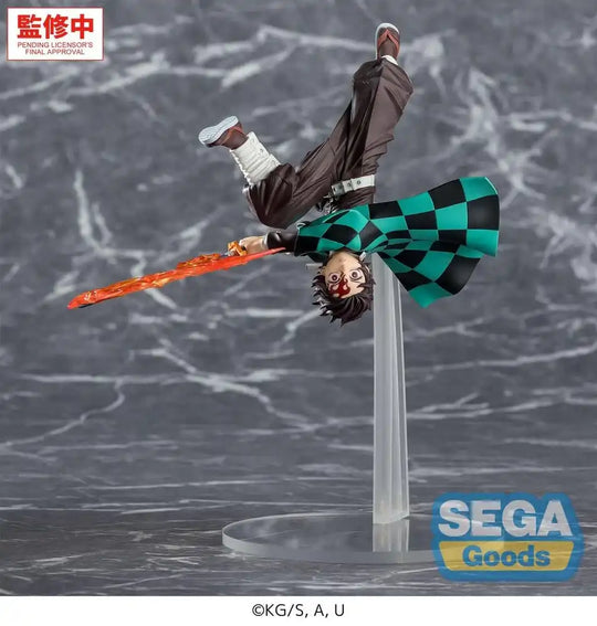 Demon Slayer: Kimetsu no Yaiba Luminasta PVC Figur Tanjiro Kamado Hinokami Kagura Setting Sun Transformation 15 cm