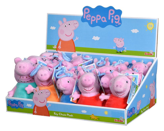 Peppa Pig Plüsch Schlüsselanhänger Display (18)