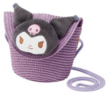 Sanrio Schultertasche Kuromi Straw
