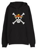 One Piece Sweater Skull Schwarz Größe XS