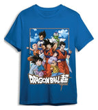 Dragon Ball Super T-Shirt Characters Marineblau Größe XL