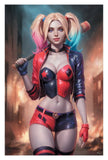 DC Comics Kunstdruck Harley Quinn 41 x 61 cm - ungerahmt