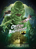 Der Schrecken vom Amazonas Kunstdruck Creature from the Black Lagoon (3D Variant) by Ruiz Burgos 61 x 46 cm - ungerahmt