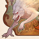 Critical Role Kunstdruck Travis Willingham: 10th Anniversary Art Nouveau Illustrations 46 x 28 cm - ungerahmt