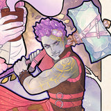 Critical Role Kunstdruck Taliesin Jaffe: 10th Anniversary Art Nouveau Illustrations 46 x 28 cm - ungerahmt