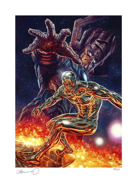 Marvel Kunstdruck Galactus and the Silver Surfer 61 x 41 cm - ungerahmt