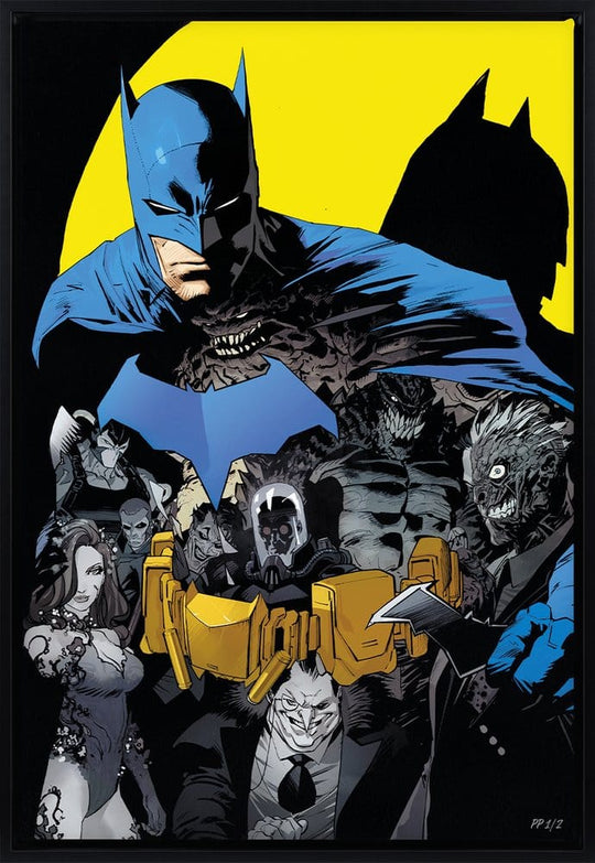 DC Comics Kunstdruck Batman #1 (High-Gloss Black Edition) 41 x 61 cm - ungerahmt