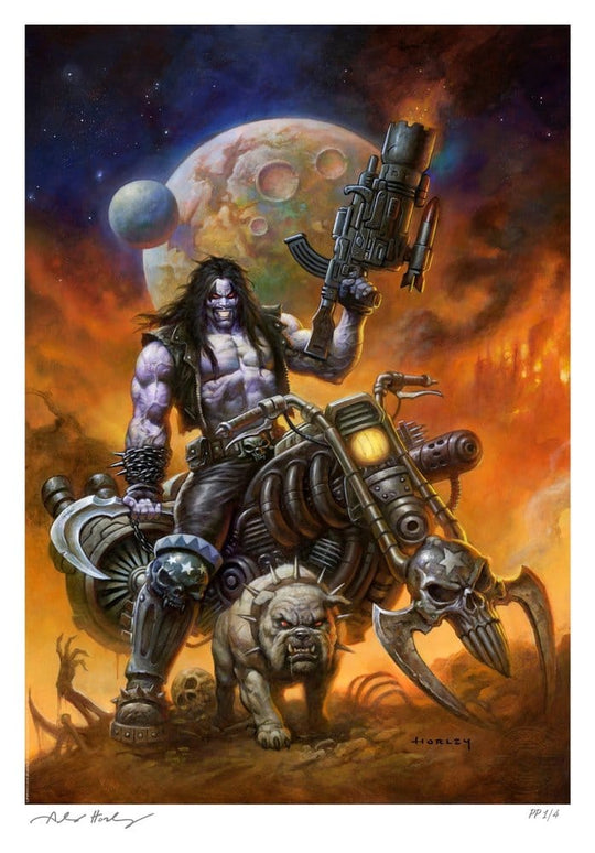 DC Comics Kunstdruck Lobo™: The Main Man by Alex Horley 46 x 61 cm - ungerahmt