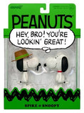 Peanuts ReAction Actionfiguren 2er-Pack Snoopy & Spike 10 cm