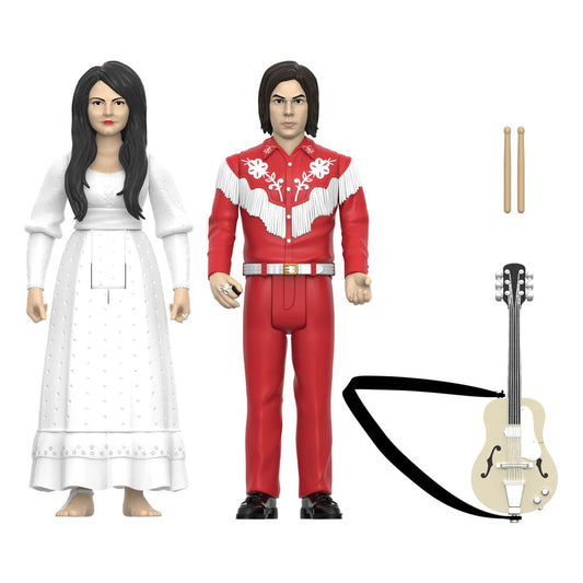 The White Stripes ReAction Actionfiguren 2er-Pack Wave 02 The White Stripes (Elephant) 10 cm