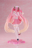 Hatsune Miku PVC Statue Newley Written Sakura Miku Japanese Cafe Ver. Reissue 18 cm