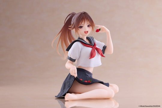 Strawberry 100% Desktop Cute PVC Figur Satsuki Kitaoji (School uniform Ver.) 18 cm