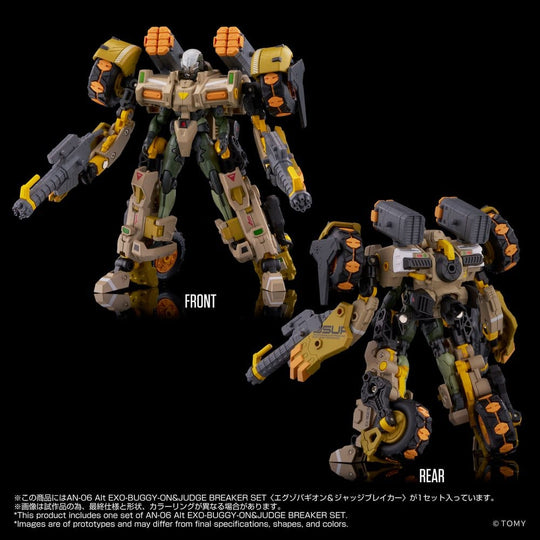 Altered Nano AN-06 Actionfigur Alt Exo-Buggy-On & Judge Breaker Set 16 cm