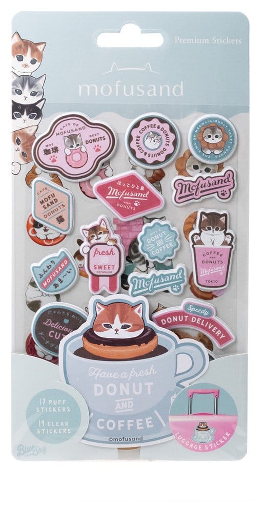 Mofusand Sticker-Set Premium