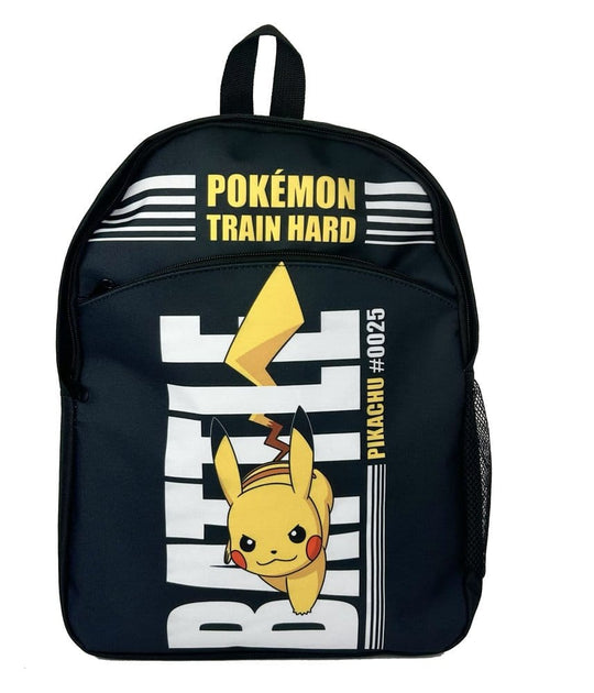 Pokémon Rucksack Pokémon Train Hard Schwarz