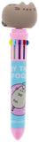 Pusheen Mehrfarbiger Stift Spinny By The Pool Blau