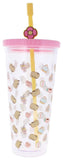 Pusheen Becher mit Strohhalm 700 ml