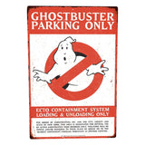 Ghostbusters Metallschild Parking