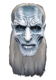 Game of Thrones Latex-Maske mit Kunsthaar White Walker
