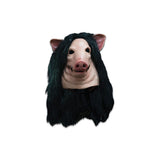 Saw Latex-Maske mit Kunsthaar Pig