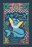 Pokémon T-Shirt Navy Aquana Größe L