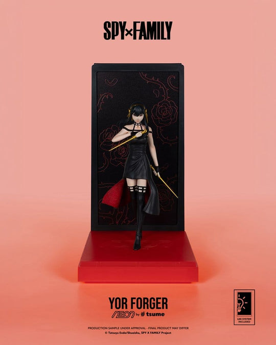 Spy x Family Neon Figur 1/9 Yor Forger 20 cm