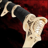Kit Rae Swords of the Ancients Replik Savathos-Mithrodin Kriegsschwert Gold Version 111 cm
