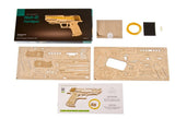 Ugears Modellbausatz aus Holz Wolf-01 Handfeuerwaffe