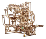 Ugears Modellbausatz aus Holz Murmel-Stufenbahn