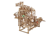 Ugears Modellbausatz aus Holz Murmel-Stufenbahn