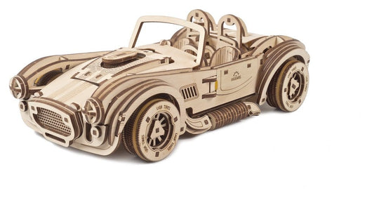 Ugears Modellbausatz aus Holz Cobra Drift Rennwagen