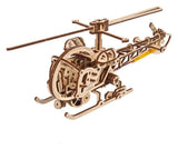Ugears Modellbausatz aus Holz Mini-Hubschrauber