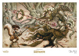 Die Reise ins Labyrinth Kunstdruck The Knight Who Never Yields Limitierte Auflage 30 cm