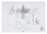 Herr der Ringe Bauplan Kunstdruck The Stable of Edoras 59 x 42 cm